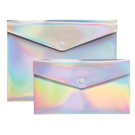 Divoga Poly Snap Letter And Check Envelopes 9 116 X 12 14 Rainbow