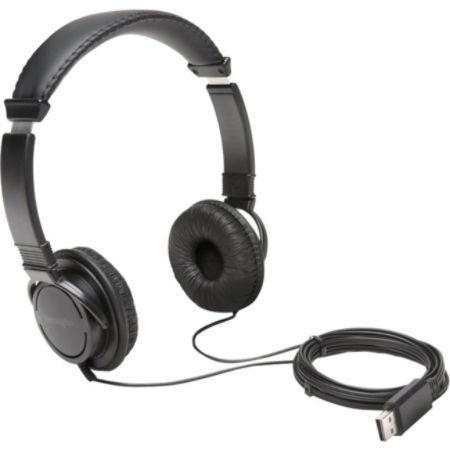 Kensington Hi Fi USB Headphones Stereo USB Wired Over the head Binaural ...