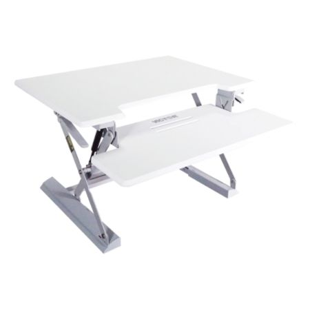 Victor High Rise Dcx710w Height Adjustable Standing Desk Riser 31