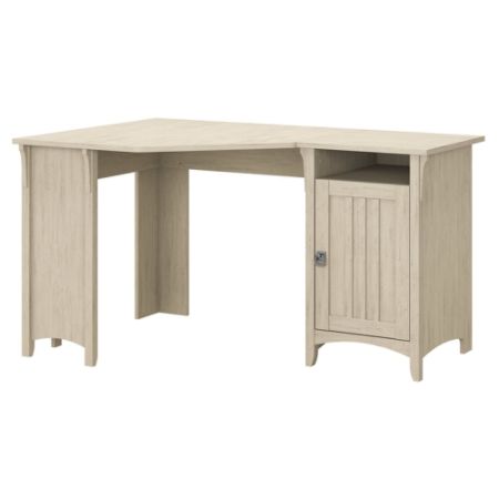 Bush Furniture Salinas Desk W Storage White Office Depot