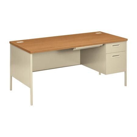 Hon Metro Classic Right Pedestal Desk Harvestputty Office Depot