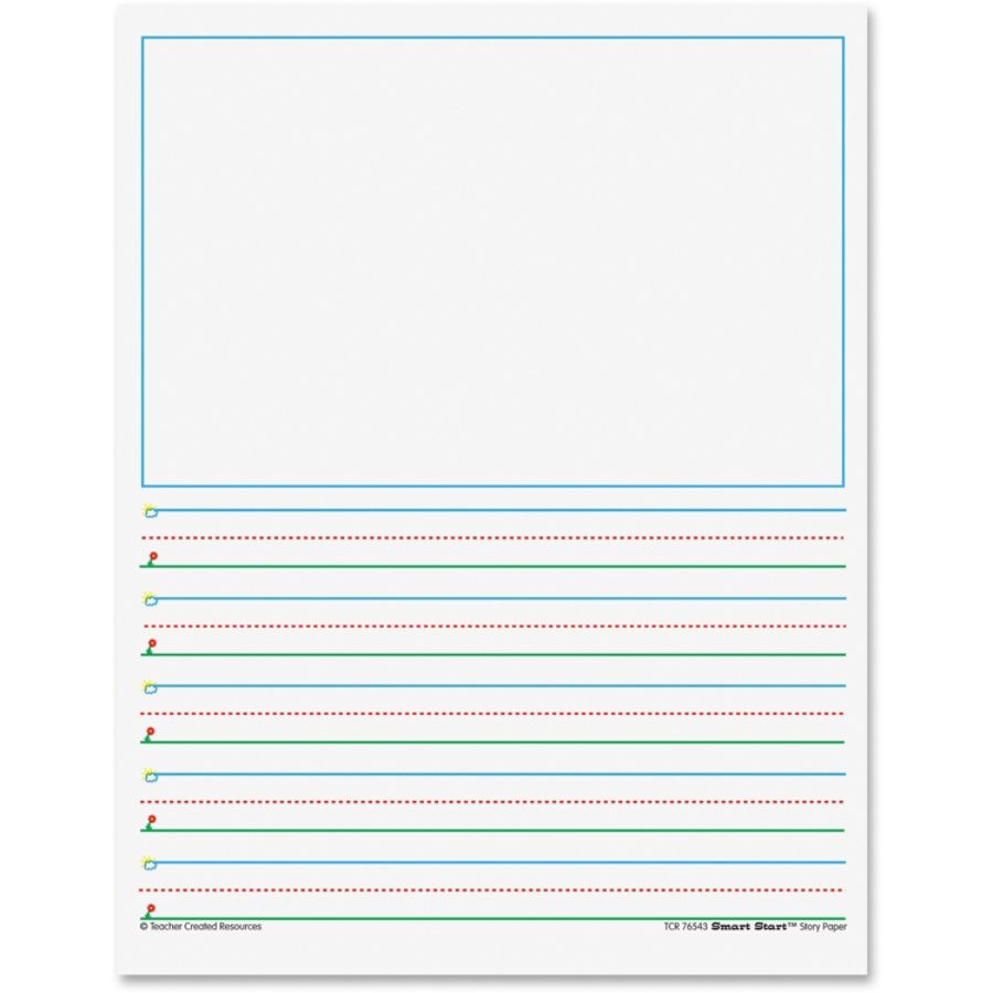 Teacher Created Resources 58 Spacing Writing Paper Letter Paper Size ...