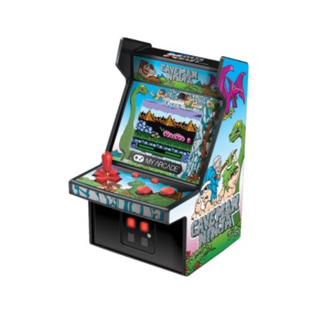 Dreamgear 6 Retro Caveman Ninja Micro Arcade Cabinet Blue Dg Dgunl