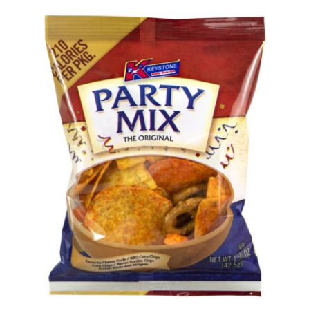 Keystone Party Snack Mix 1.5 Oz Box Of 60 Bags - Office Depot