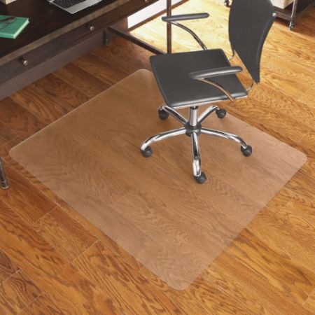 chair mat hardwood floor robbins es office rectangular clear officedepot depot