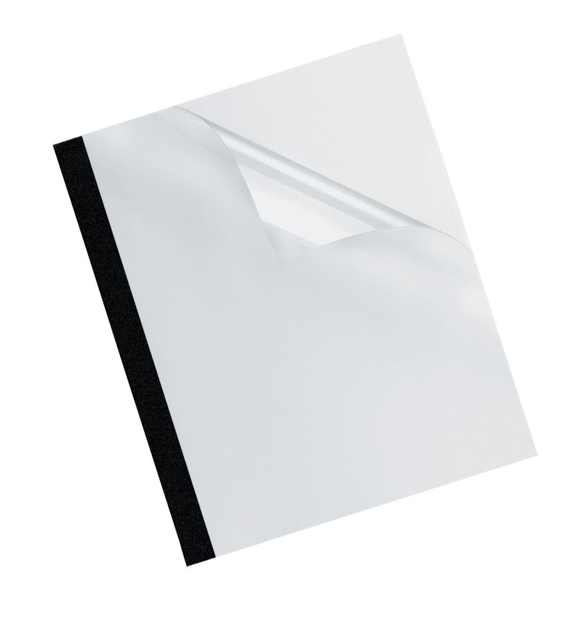 Fellowes PVCLinen Thermal Binding Covers 11 18 x 9 34 120 Sheet ...