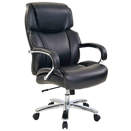 Realspace Brevington High Back Chair Black Office Depot