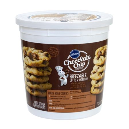 Pillsbury Chocolate Chip Cookie Dough 4 75 Lb Tub Item 6781136