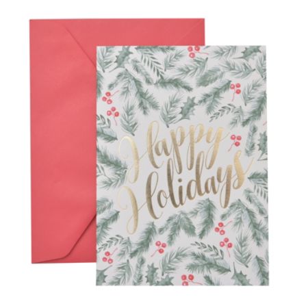 Gartner Studios Holiday Boxed Cards 5 X 7 Happy Holidays Box Of 20 Cards Item 6787255