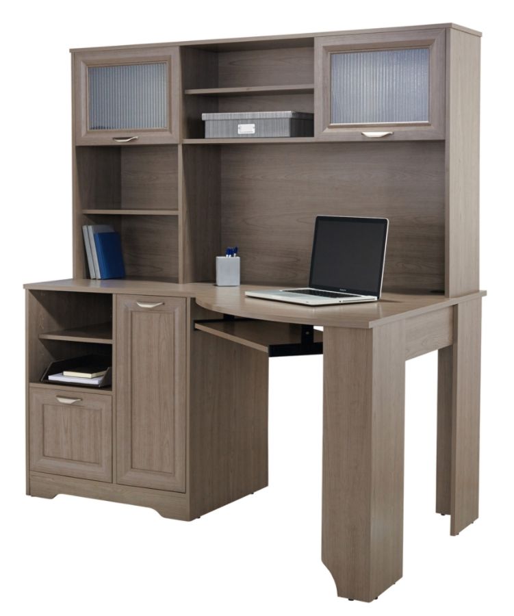 Realspace Magellan Corner Desk Gray 2 Drawers 30 Height X