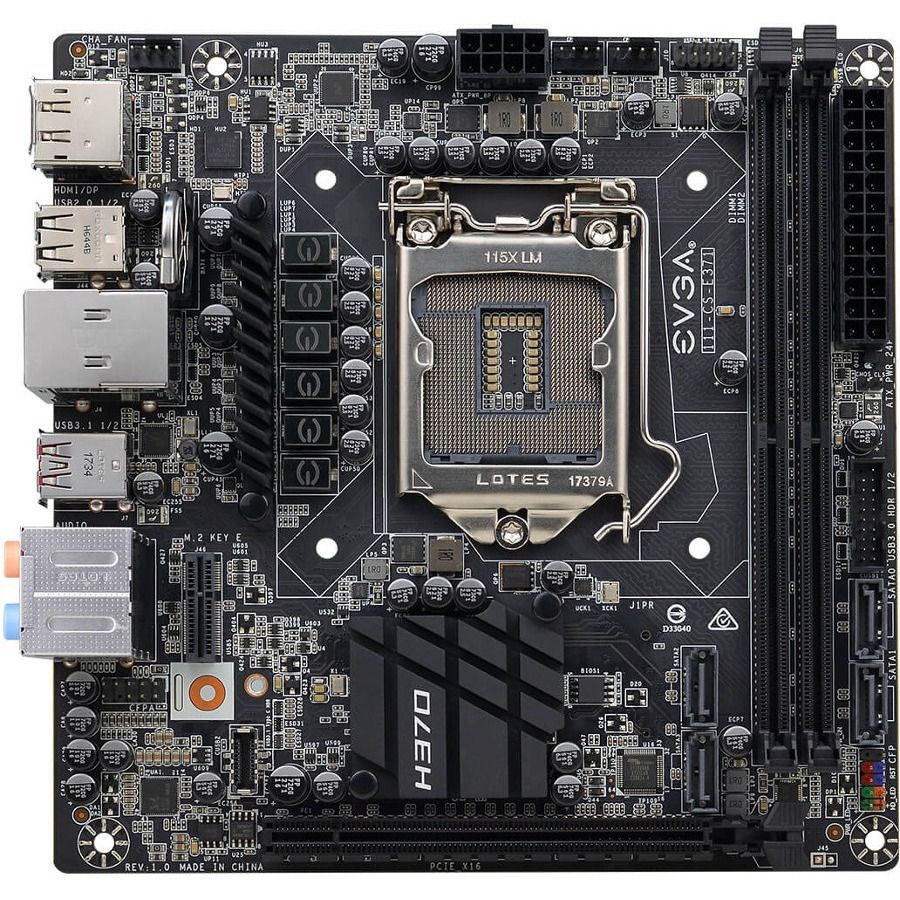 UPC 843368052096 product image for EVGA H370 Stinger Desktop Motherboard - Intel Chipset - Socket H4 LGA-1151 - 32  | upcitemdb.com