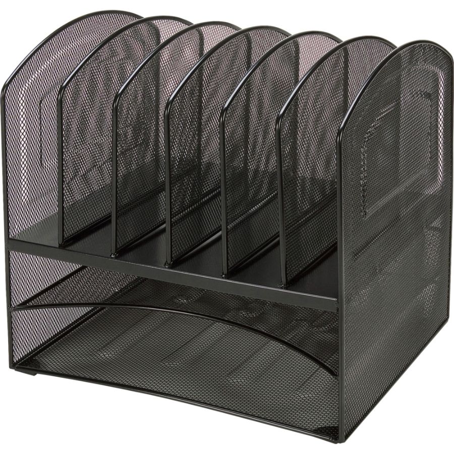 Lorell LLR37523 Horizontal Vertical Mesh Desk Organizer