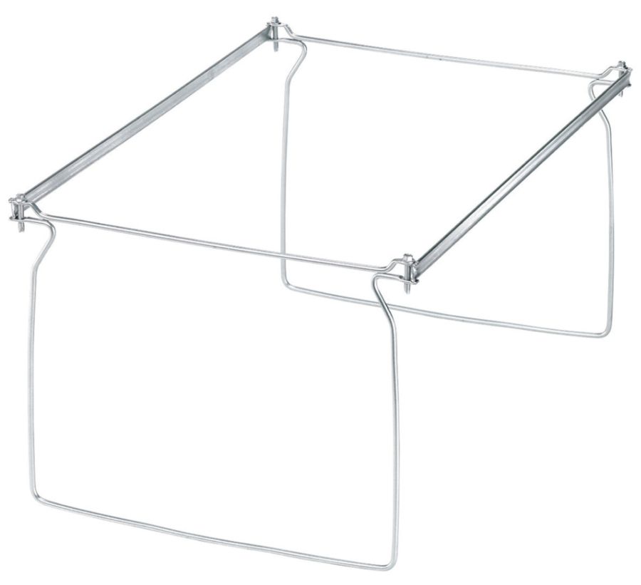 Office Depot Brand Metal File Frames Legal Size Silver Box Of 2