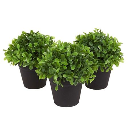 Juvale Fake Plant Decoration Set Of 3 Potted Artificial House Plants Fake Plant Decor Green Decorative Small Artificial Plants For Home