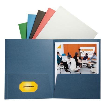 Office Depot Brand 2 Pocket Folders Without Fasteners Assorted Pack Of 24 Item 6842125