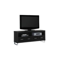 Monarch Specialties 4 Drawer TV Stand For TVs Up To 60 24 H x 60 W x