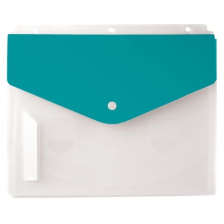 depot office cascading pocket brand binder folder capacity sheet aqua clear officedepot