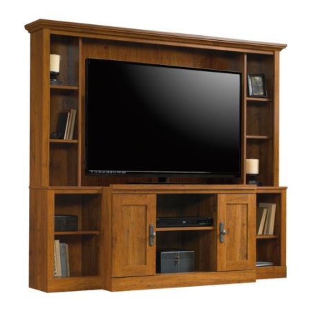 Sauder Harvest Mill 47 Tv Credenza Oak Office Depot