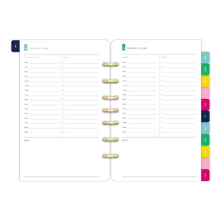 Emily Ley Simplified Daily Refill 5 1 2 X 8 1 2 January To December 2020 El100 4311 Item 6920484