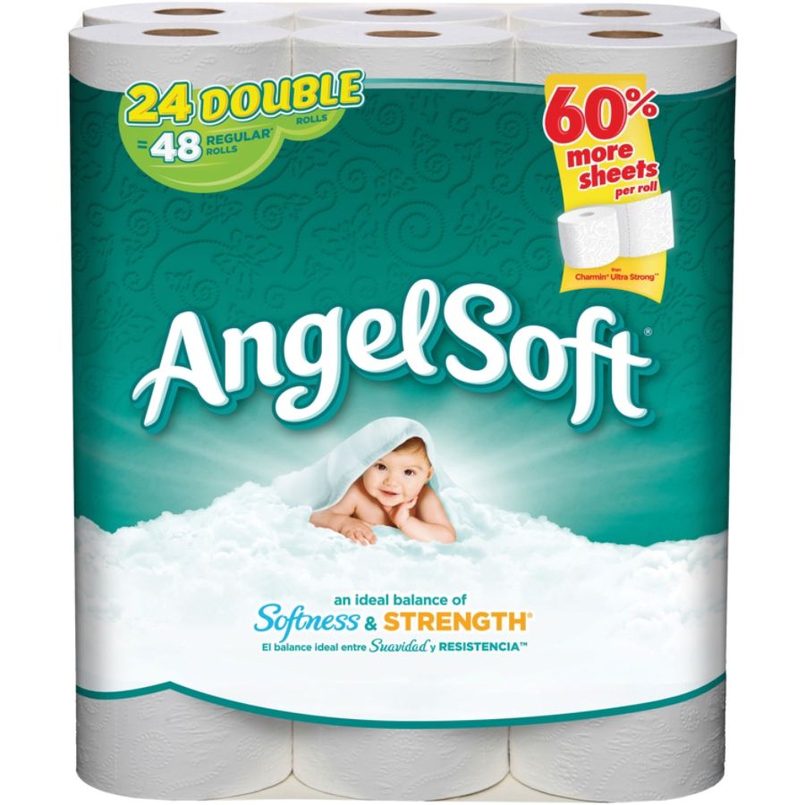 UPC 030400776854 product image for Angel Soft Professional Series Double Roll Bath Tissue - 2 Ply - White - Septic  | upcitemdb.com