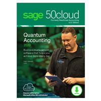 Sage 50cloud Quantum Accounting 2020 U.S. 3-User One Year Subscription