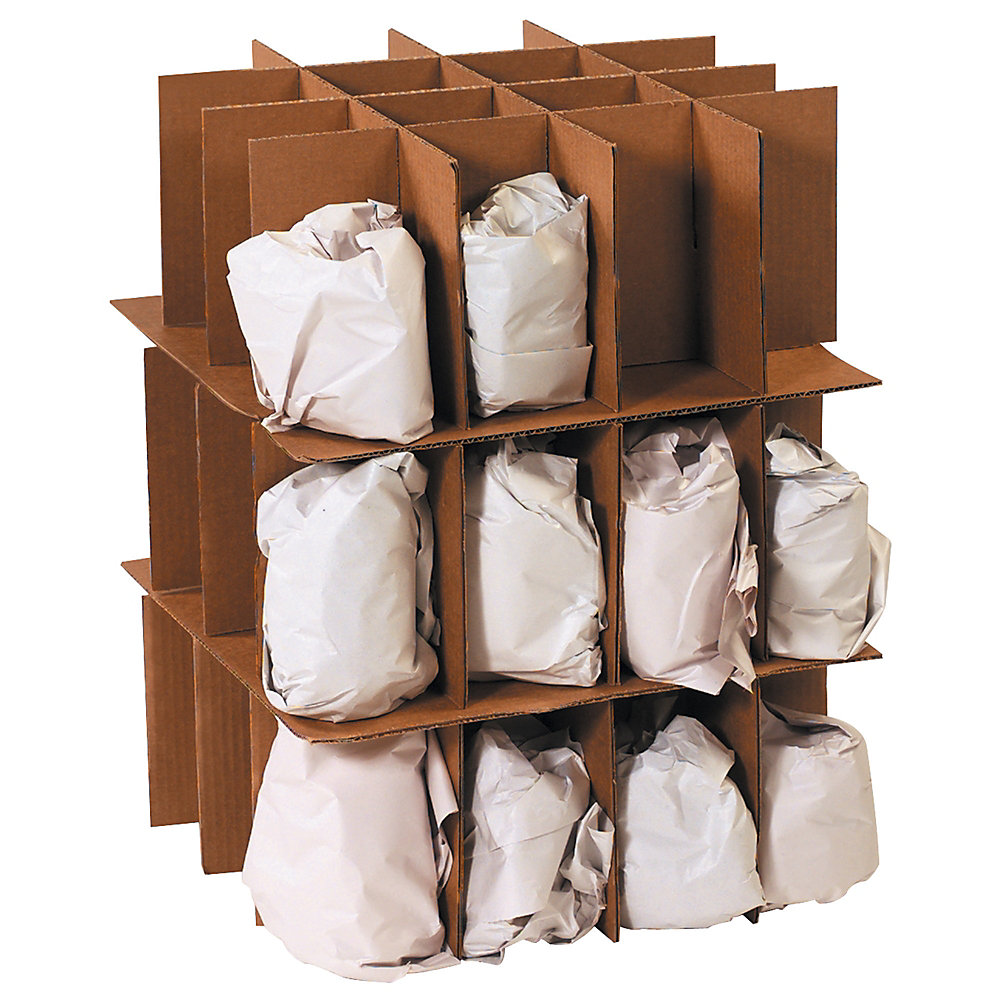Office Depot� Brand Partition Kit For Dish Moving Box, 18" x 18" x 28"