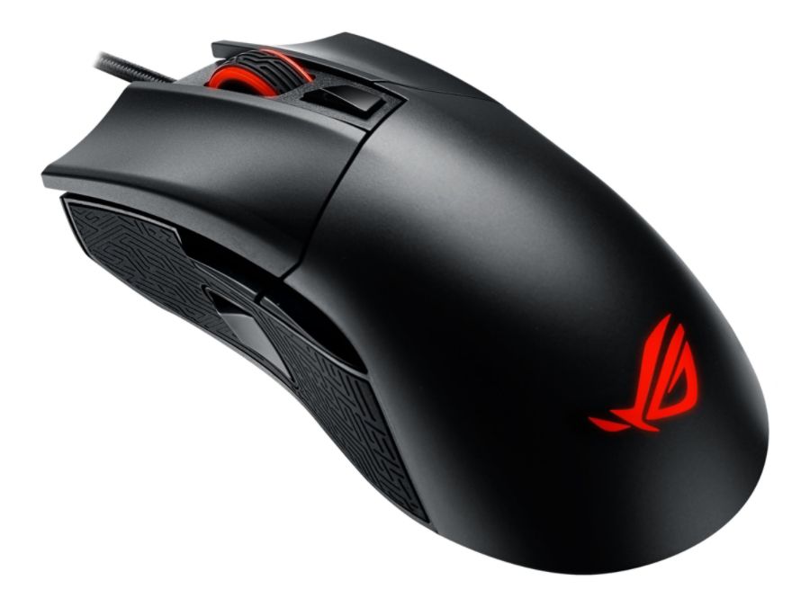 ASUS ROG Gladius II - Mouse - right and left-handed - optical - 6 buttons - wired - USB