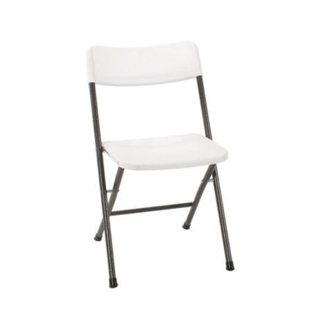 Cosco Resin Folding Chairs White Speckle Pewter Set Of 4 Item 702140