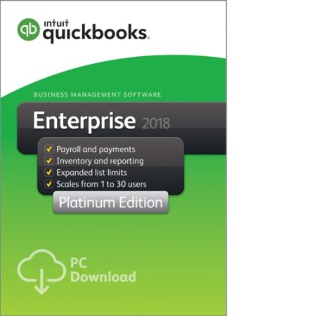 QuickBooks Desktop Enterprise Platinum 2018 1 User ...