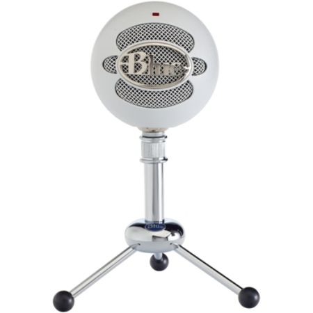 Blue Snowball USB Microphone Textured White by fice Depot & ficeMax