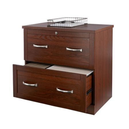 Realspace Cabinet 2 Drawer Lateral Brick Office Depot