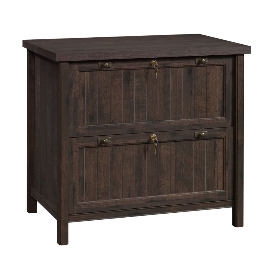 Costa Lateral File Coffee Oak - Sauder