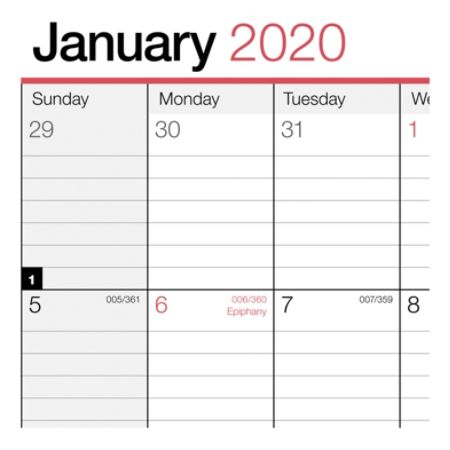 Office Depot Monthly Wall Calendar 8x11 2020 Office Depot