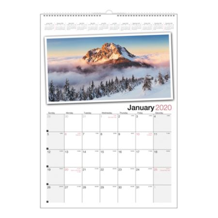 Office Depot Monthly Wall Calendar Photo 2020 Office Depot