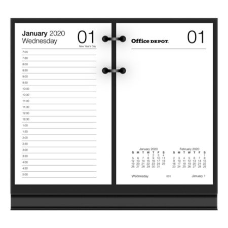 Office Depot Daily Desk Calendar Refill 2020 - Office Depot