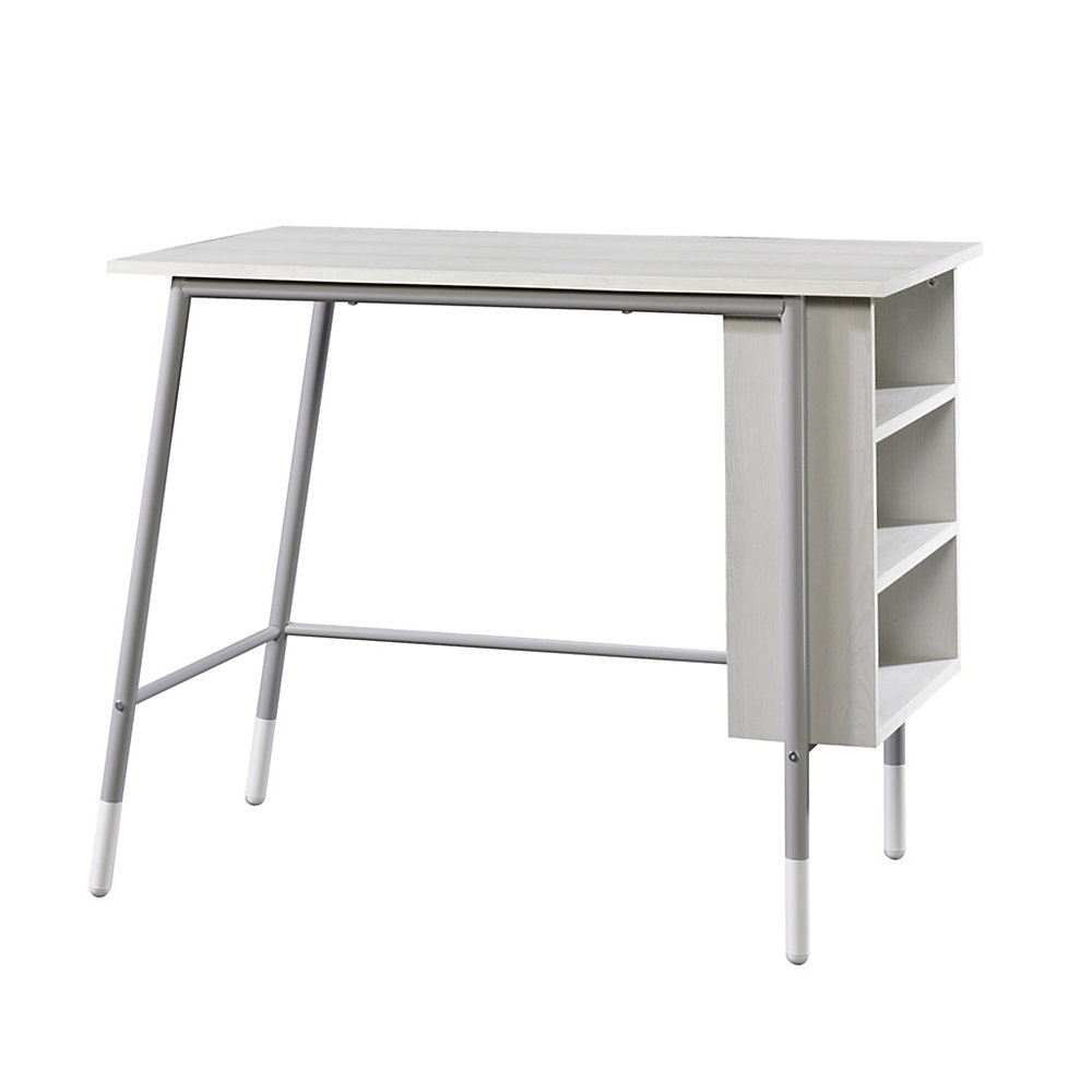 UPC 042666003834 product image for Sauder(R) Square1 Desk With Shelves, Dark Gray/Gray Ash | upcitemdb.com