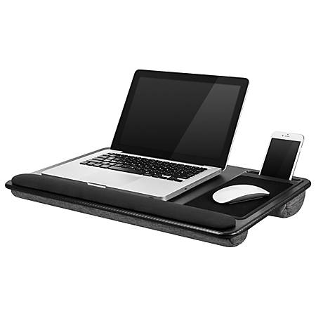 Lapgear Home Office Pro Lap Desk 21 1 X 14 X 2 6 Black Carbon