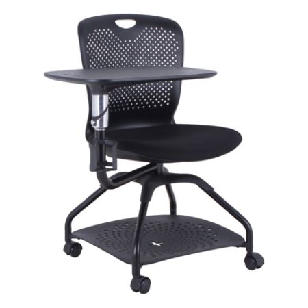 Lorell Mobile Student Training Chair Black Office Depot