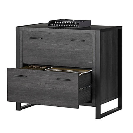 Realspace Dejori Cabinet Lateral Charcoal Office Depot