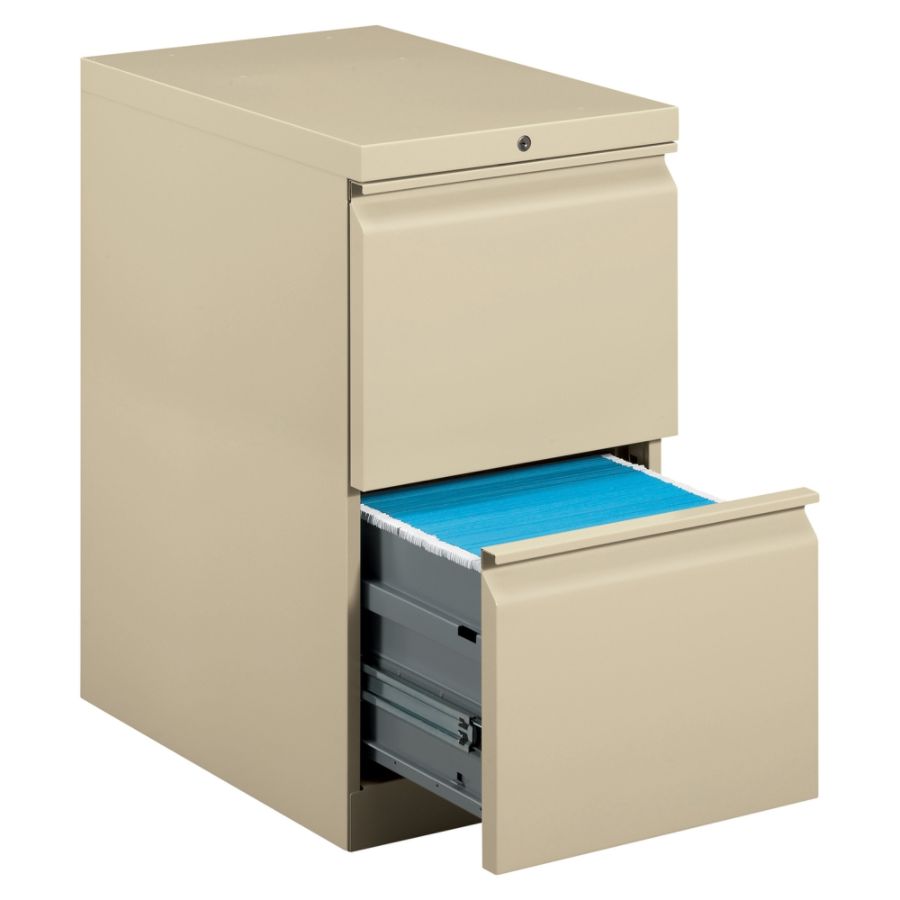 Basyx By Hon Mobile Pedestal Vertical Filing Cabinet 2 Drawers 28