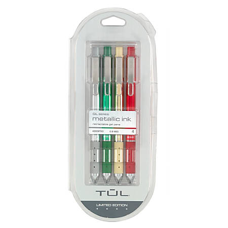 TUL Metallic Pens 0.8 Holiday 4 Pack - Office Depot