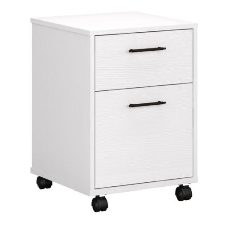 Bush Key West 2 Drawer File White Oak Office Depot