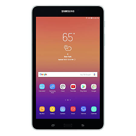 Samsung Galaxy Tab A Wi Fi Tablet 8 Screen 2GB Memory 32GB Storage Android 7.1 Silver - Office Depot