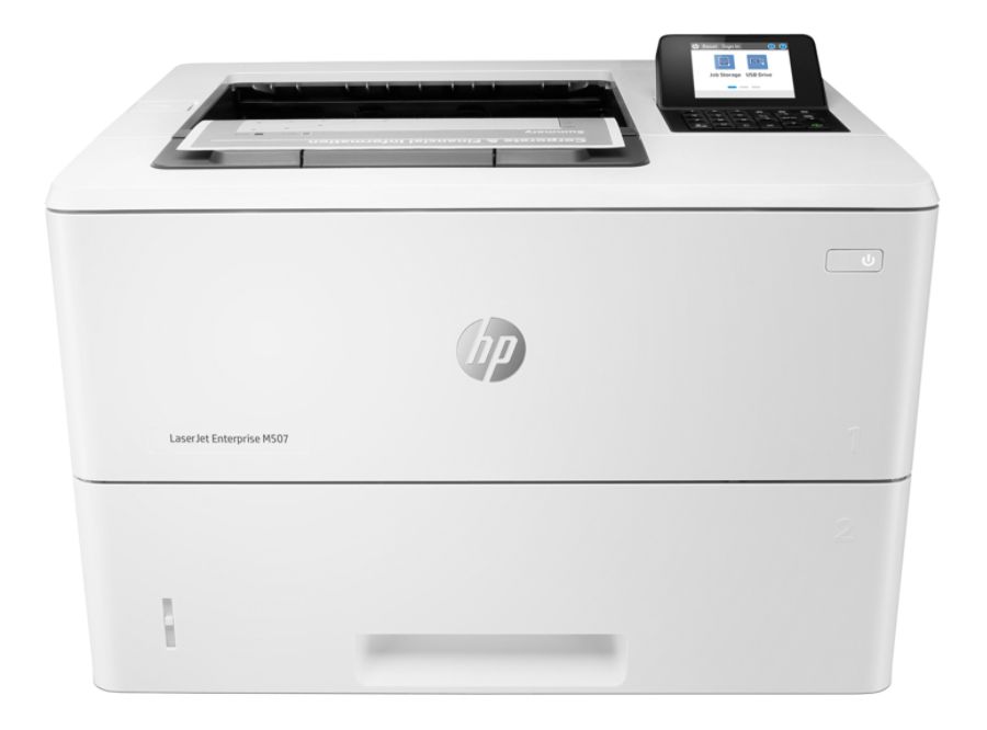 HP Inc. LaserJet Enterprise M507n Laser Printer, Black And White Mobile Print Up to