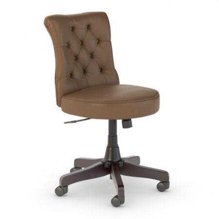 Bush Arden Lane Leather Chair Saddle Office Depot