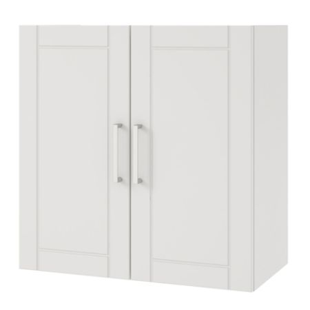 Ameriwood Home Callahan 24 Wall Cabinet 2 Shelves White Office Depot
