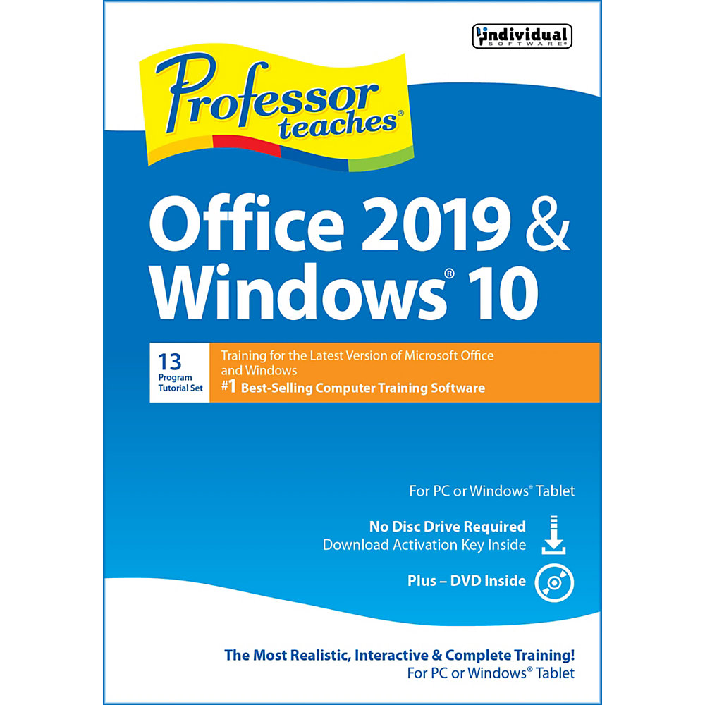 Professor Teaches� Office 2019 & Windows� 10, Traditional Disc