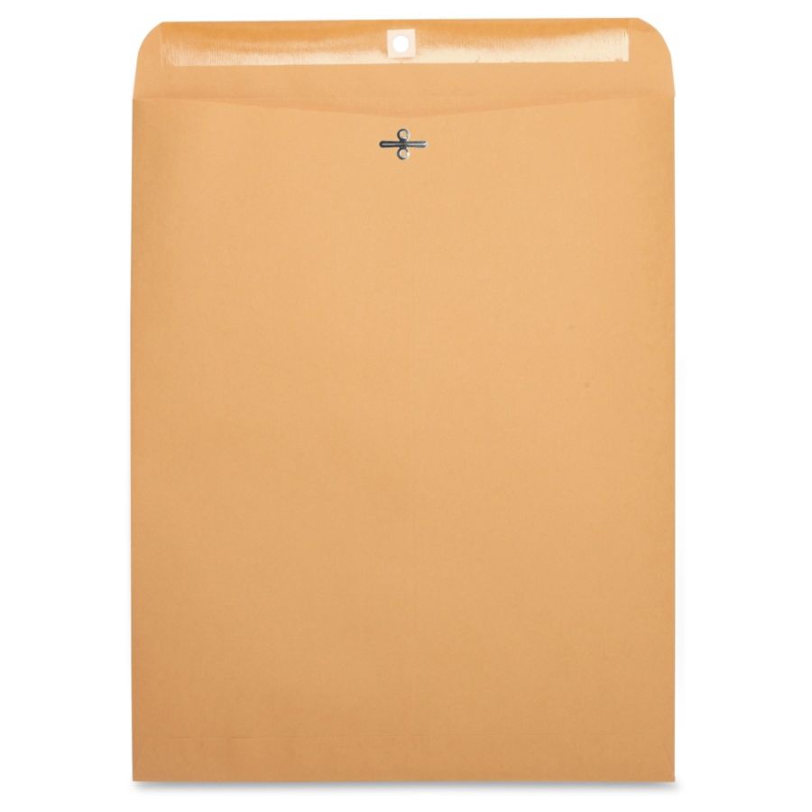 Business Source BSN36667 Clasp Envelopes- 28 lb.- 12in.x15-.50in.- Brown Kraft