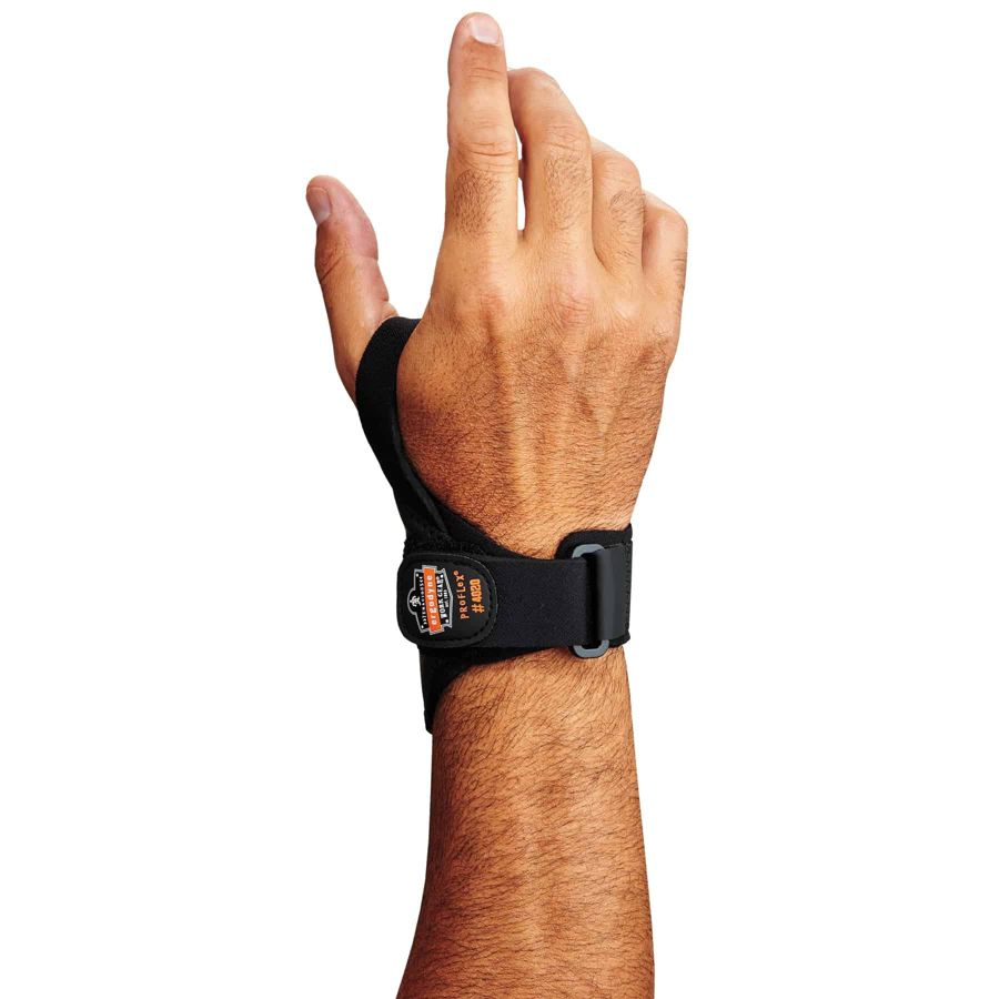 Ergodyne ProFlex&reg; Support, 4020 Right Wrist, Large/X-Large, Black