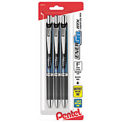 Pentel® EnerGel® Deluxe RTX Retractable Pens, Needle Point, 0.5 mm, Assorted Barrels, Black Ink, Pack Of 3
				
		        		












	
			
				
				 
					Item # 
					
						
							
							
								737026